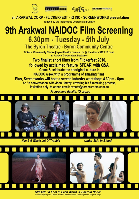 Arakwal NAIDOC Week Film Screening poster